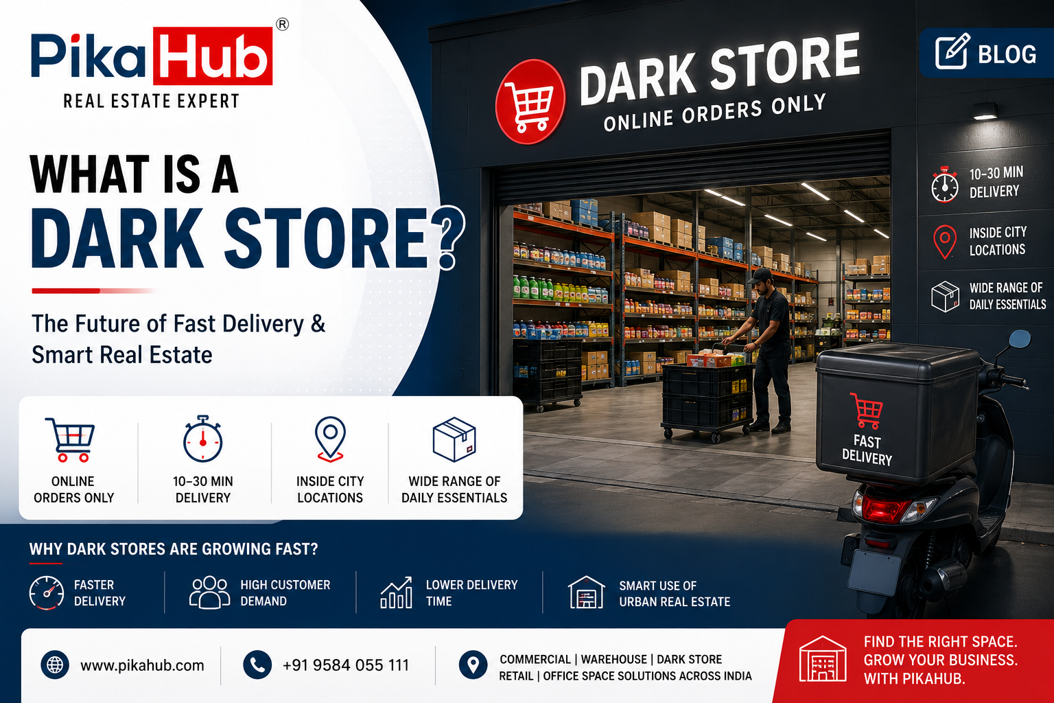 What is a Dark Store? | Fast Delivery &amp; Commercial Real Estate Solutions – PikaHub